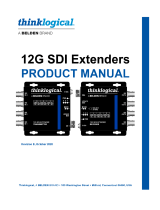 Thinklogical 12G SDI Extenders User manual