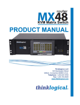 Thinklogical MX48 Matrix Switch User manual