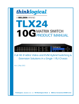 Thinklogical TLX24 Matrix Switch User manual