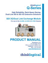 Thinklogical Q-Series SDI 3G Dual Link Exchange Module User manual