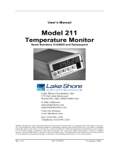 Lakeshore 211 Temperature Monitor User manual