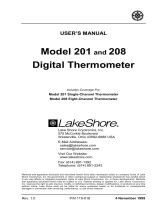 Lakeshore 201/208 Owner's manual