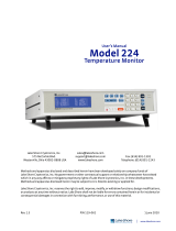 Lakeshore 224 Temperature Monitor User manual