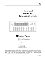 Lakeshore 332 User manual