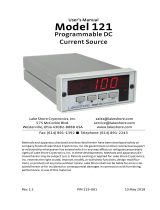 Lakeshore 121 Programmable DC Current Source User manual