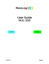 NeuLog NUL-233 User guide