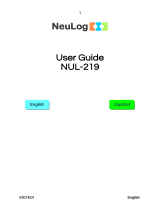 NeuLog NUL-219 User guide