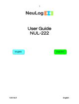 NeuLog NUL-222 User guide