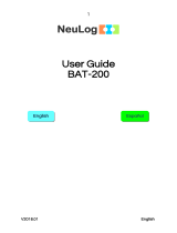 NeuLog BAT-200 User guide