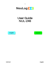 NeuLog NUL-246 User guide