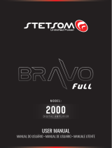 StetSom BRAVO FULL 2K Digital Full-Range Amplifier Mono 1 Channel User manual