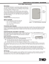 Digital Monitoring Products 1141-WINT Wall Button Installation & Programming Guides