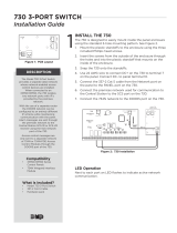 Digital Monitoring Products 730 3-Port Switch Installation guide