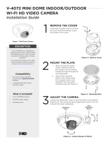 Digital Monitoring ProductsV-4072 Mini Dome Camera