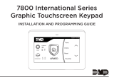 Digital Monitoring Products7800 International Series Touchscreen Keypad