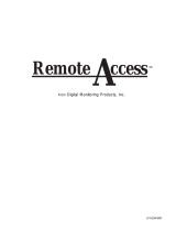 Digital Monitoring Products  Remote Access User guide