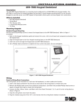 Digital Monitoring Products 699-7800 Keypad Deskstand Installation & Programming Guides