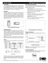 Digital Monitoring Products  580 Mag Stripe Reader User guide