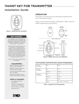 Digital Monitoring Products 1144 International Key FOB Transmitter Installation guide