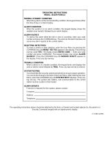 Digital Monitoring Products  1912XR Operating instructions