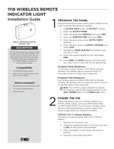 DMP Electronics 1118 Remote Indicator Light Installation guide