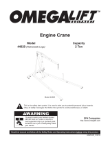 Omega Lift Equipment 44020 Owner's manual