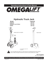 Omega Lift 23221C Owner's manual