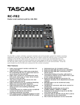 Tascam RC-F82 Product information