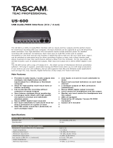 Tascam US-600 Product information