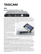 Tascam iXR Product information