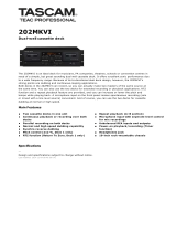 Tascam 202MKVI Product information