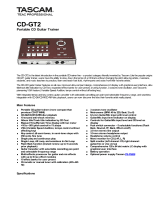 Tascam CD-GT2 Product information