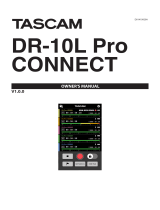 Tascam DR-10L Pro Owner's manual