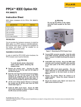 Fluke Calibration PPC4 Instruction Sheet