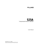 Fluke Calibration 525A User manual
