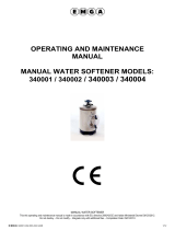 Emga 340001 08L Water Softener User manual