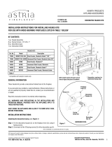 Astria Fireplaces MONTECITO ESTATE CAT Instruction Sheet