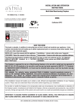 Astria Fireplaces Craftsman See-Thru Operating instructions