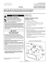 Astria Fireplaces MONTEBELLO ST Series Instruction Sheet