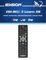 Edision EDI-RCU 3 Learn OS User manual