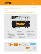 Edision 238079 FiberKom Optical RX 47-100 User manual