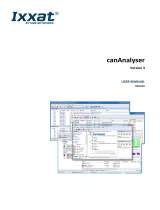 IXXAT canAnalyser Owner's manual