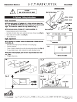 MyBinding Logan 5000 8-Ply Bevel Handheld Mat Cutter Owner's manual