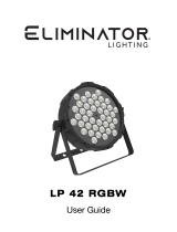 Eliminator Lighting LP 42 RGBW User manual