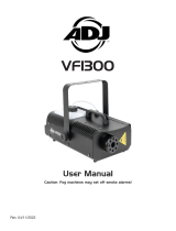 ADJ VF1300 Fog Machine User manual