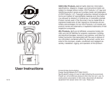 ADJ XS4400 User manual