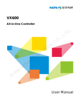 NovaStar VX600 User manual