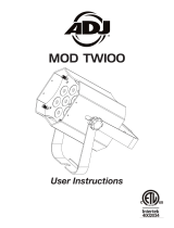 ADJ MOD TW100 User manual