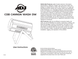 ADJ COB Cannon Wash DW User manual