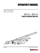 Wallenstein CT24B Conveyor User manual